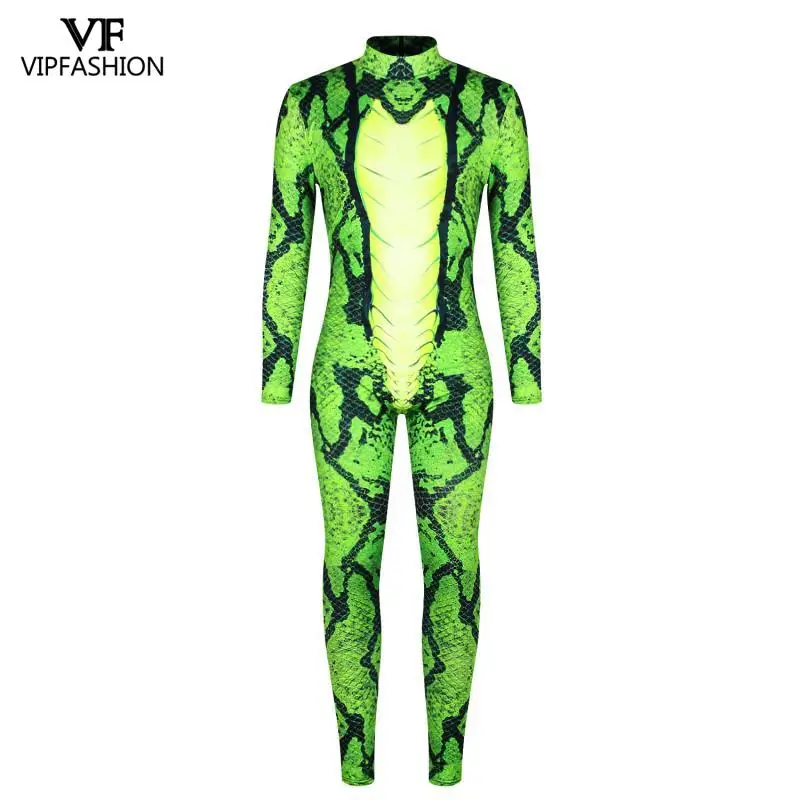 Костюм Змеиный мужской для косплея Модный комбинезон с 3D-принтом животных