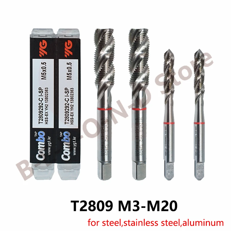 

YG-1 T2809 Многофункциональный спиральный кран M3 M4 M5 M6 M8 M10 M12 M16 M18 M20 глухое отверстие для чугунной стали из нержавеющей стали и т. Д.