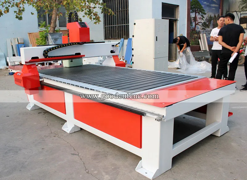 

Aluminum table cnc wood router 1325 with Special dust cover design
