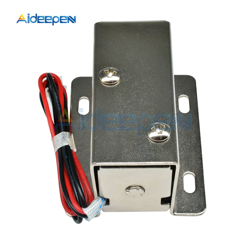 DC 12V 0.6A 600mA Электрический электромагнитный язычковый замок с проводом для электрического управления выдвижной ящик шкафа замки электронные замки