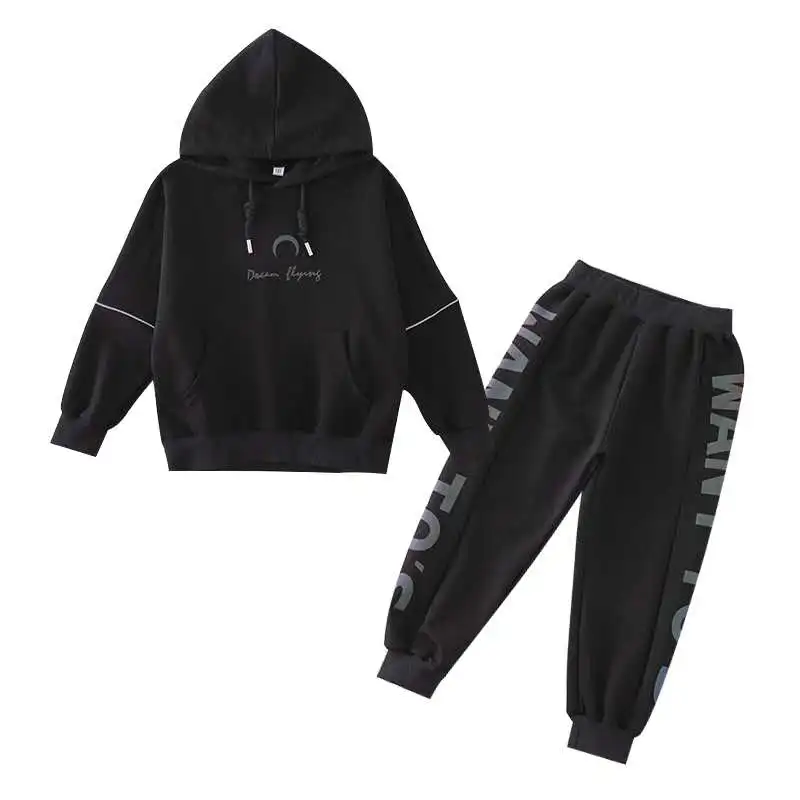 

Children's suit luminous clothes boys reflective children's clothing spring and autumn two-piece children's sweater
