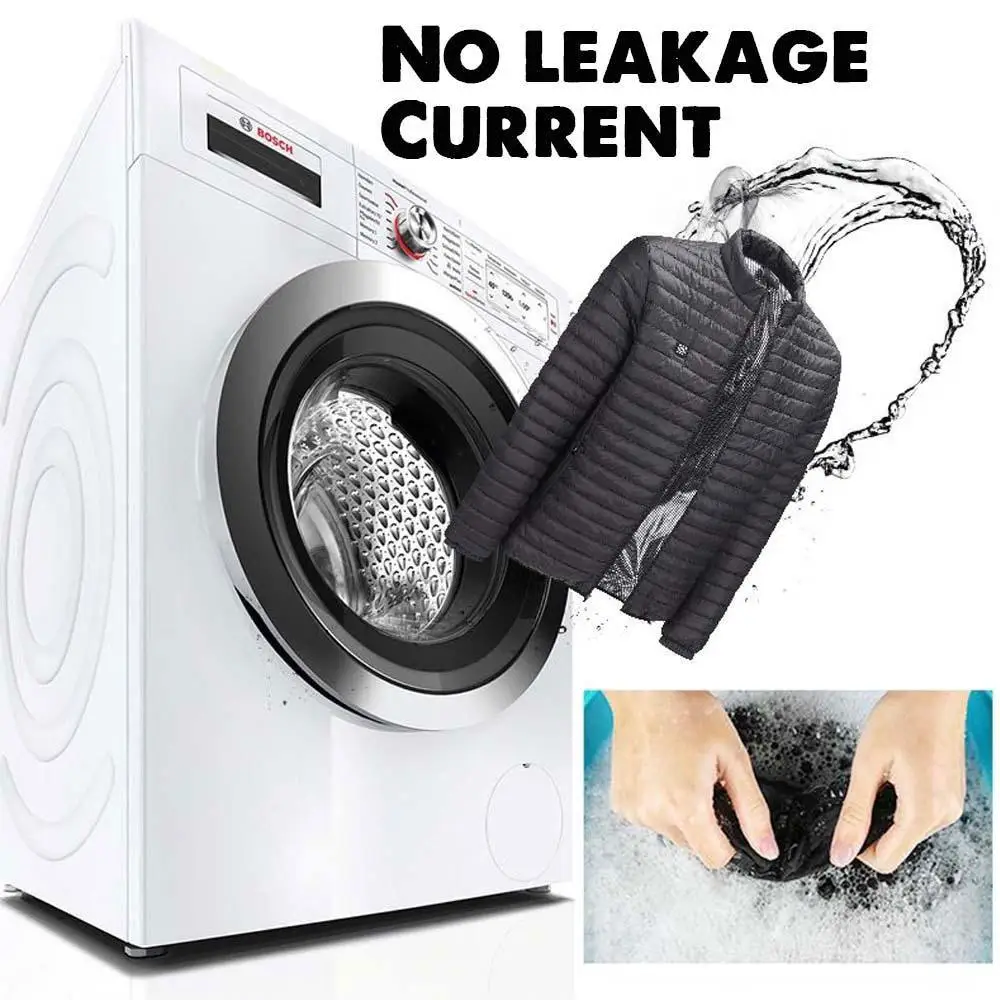 

Winter Temperature Ajustable Coat Zipper USB Heated Coat Heating Jacket Waterproof Intelligent Electric Vest Heated Skiing