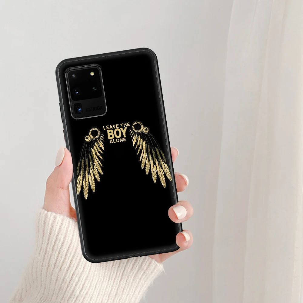 

London Fashion Brand Boy Phone Case For Samsung Galaxy Note S 8 9 10 20 Plus E Lite Uitra black Waterproof 3D Back Fashion