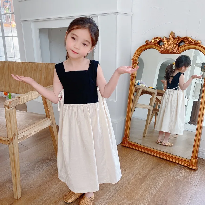 

Женское платье принцессы Fan'an, красное Сетчатое платье без рукавов в Корейском стиле, для весны и лета, 2021