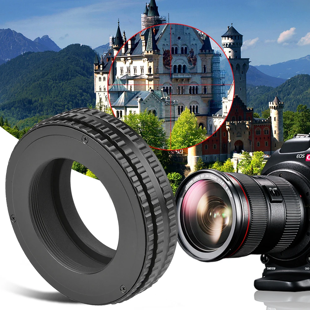 

Mount Adjustable Lens 17-31mm M42 Portable Focusing Extension Adapter Quick Release Lightweight for Sony A7R3 A6300