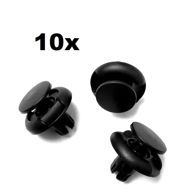 

10x For Honda Door seal strip glue nail / Nylon Retainer Clip
