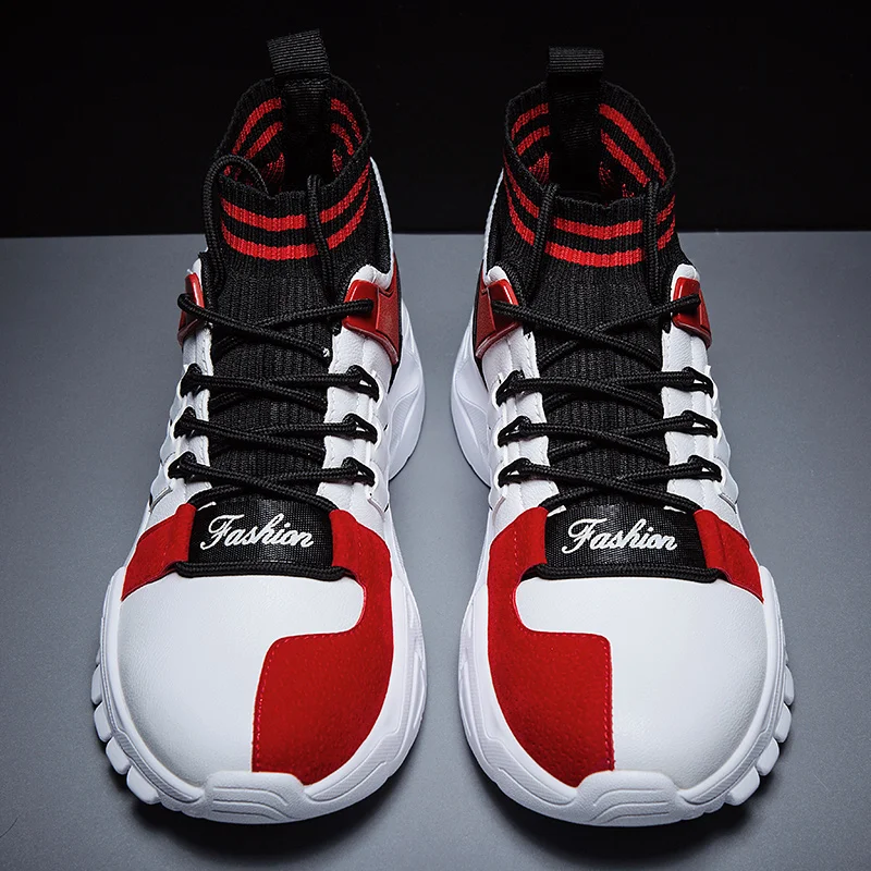 

Men Sneakers Shoes Socks High Shoes Breathable Men Krasovki Walking Woven Mesh Trainers Male Shoes Adult High Quality