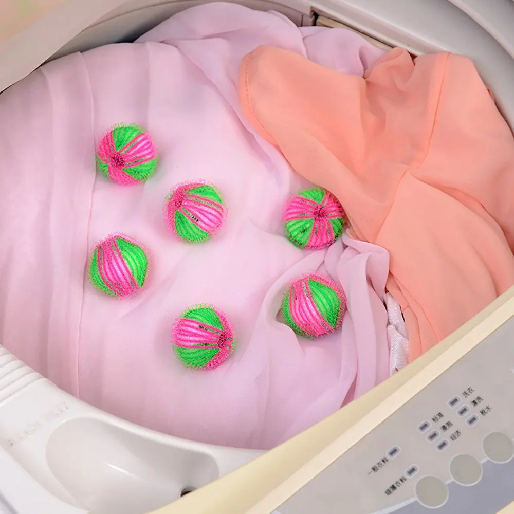 6 шт. волшебные шарики для удаления волос одежда стирки личная гигиена стиральная