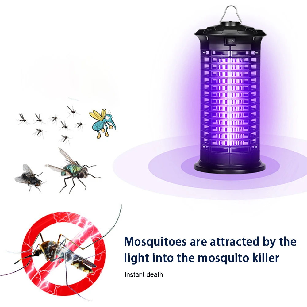 

Portable Electric LED Mosquito Killer Lamp Fly Bug Repellent Bug Zapper Insect Fly Attractant Trap for Indoor Outdoor Camping