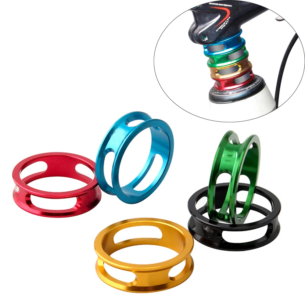 

10mm Cycling Parts 28.6MM 1-1/8'' Bike Headset Ring Front Fork Washer Bicycle Headset Spacer Gasket Spacing Pad
