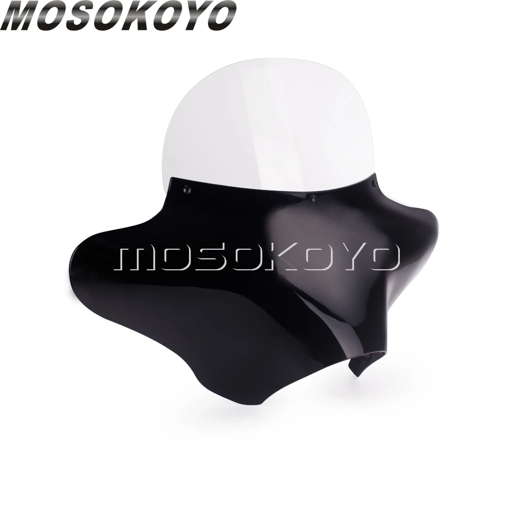 Для Harley Custom Chopper Bobber Touring Dyna Softail Slim летучая мышь обтекатель лобовое стекло