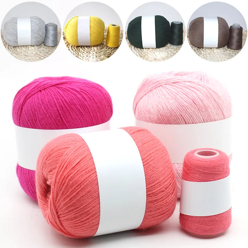 50 г длинная плюшевая норковая пряжа для волос хорошее качество ручная вязка