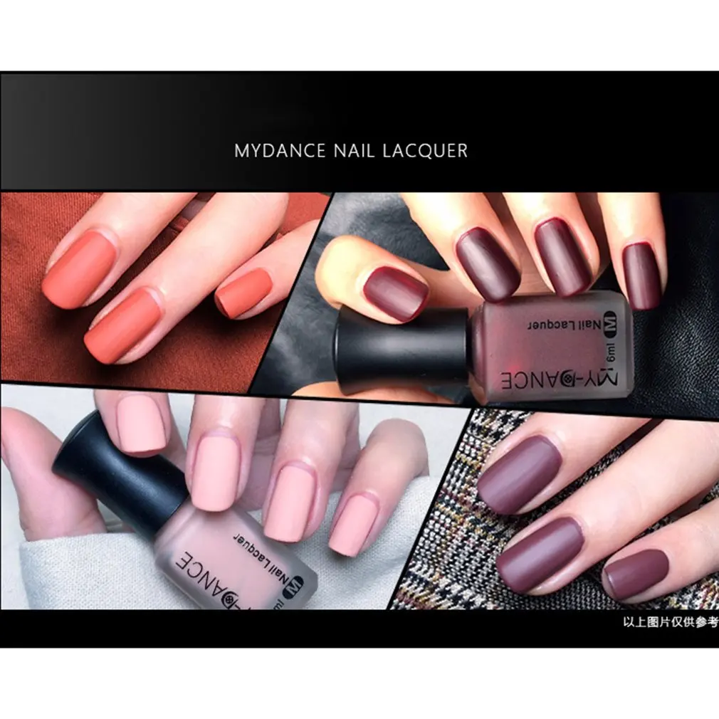 6 мл Най лак Цвет длительный туман поверхности для ногтей матовый Лаки | Красота и