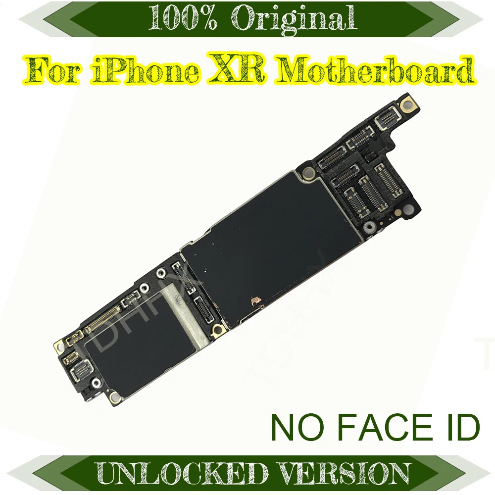Оригинальная разблокированная материнская плата для iPhone XR материнская плата MB с/без лица ID Бесплатный iCloud IOS логическая плата с полным чипом