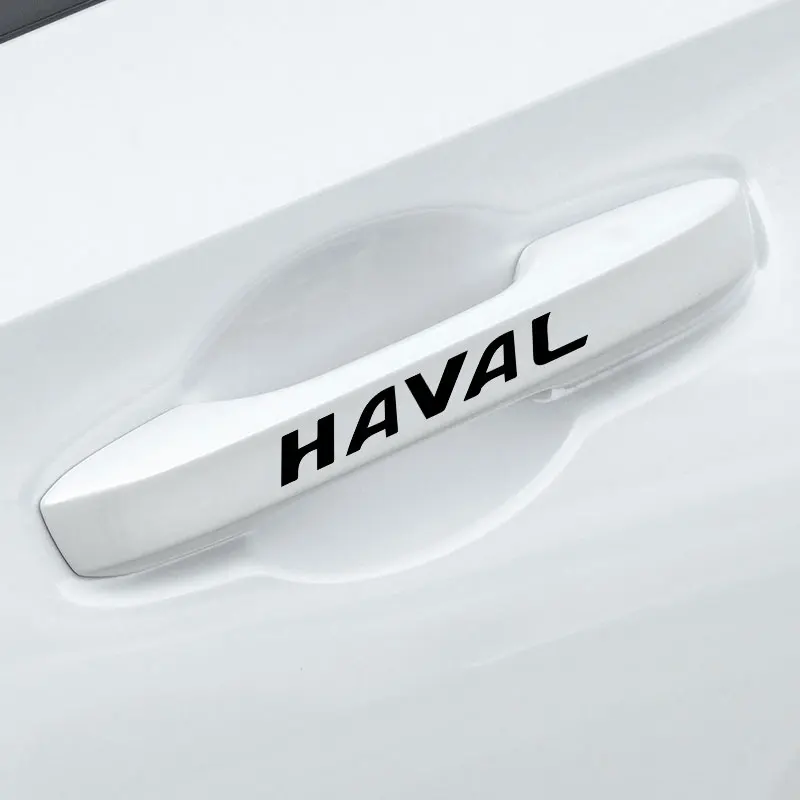 4 шт. декоративные наклейки на дверную ручку автомобиля Haval M4 C30 C50 C20r H2 H3 H5 H6 H8 |
