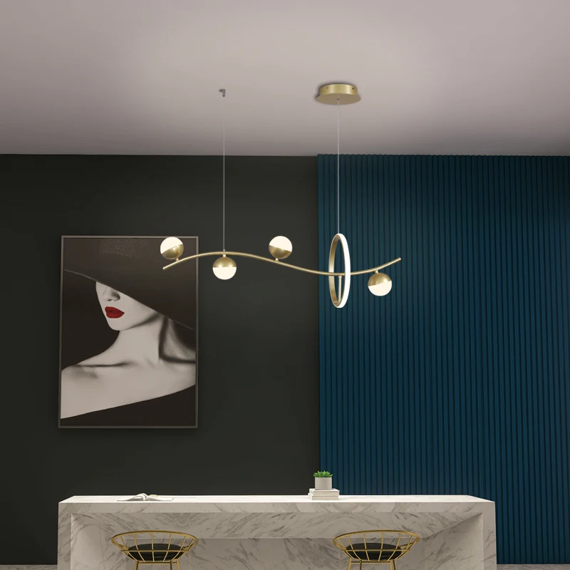 Светодиодный ная люстра Современный Подвесной Потолочный декор стеклянная