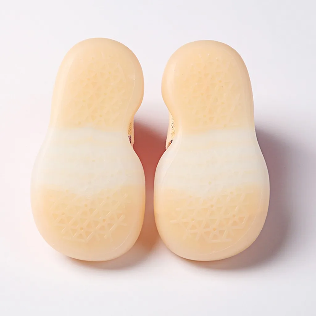 

Non-slip Soft-soled Shoes Toddler Infant Little Baby Girls Boys Cartoon Solid Cute Knitted Breathable Shoes chaussure bebe fille