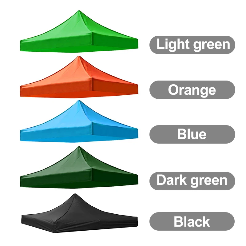 

3X3M Folding Tent Top Canopy Replacement Cover Oxford Cloth Waterproof Rainproof Anti UV Sun Shelter Outdoor Sunshade Tents