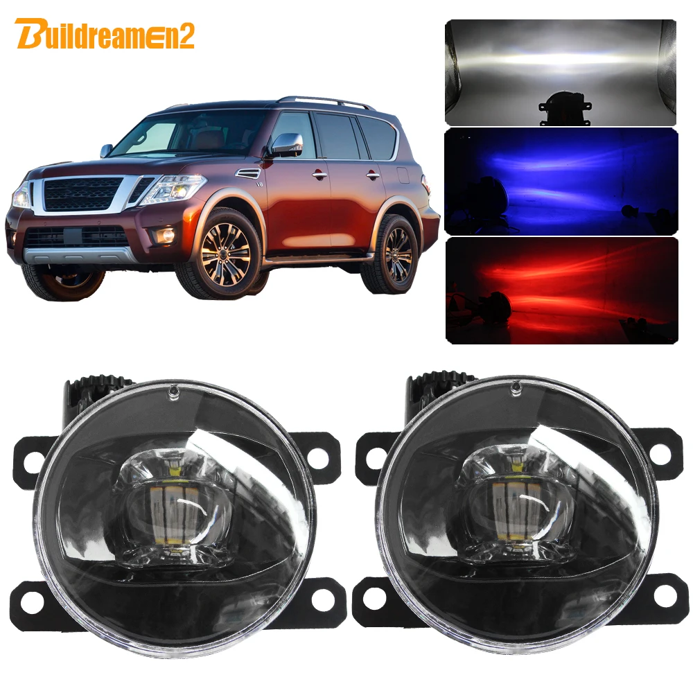Buildreamen2 для Nissan Armada 2003 2008 автомобильный 4000LM светодиодный противотуманный