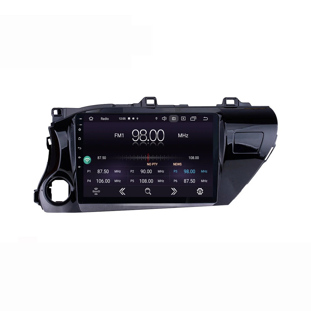 10," android 9,0 RAM2G Автомобильный gps dvd-плеер для Toyota Hilux автомобильный Радио Мультимедиа Навигация стерео головное устройство dsp