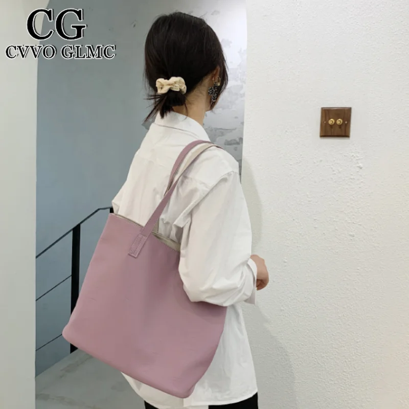 

Cvvo Glmc Small Soft PU Leather Shoulder Bags for Women 2021 Trend Lady Branded Green Shopping Travel Handbags and Purses Totes