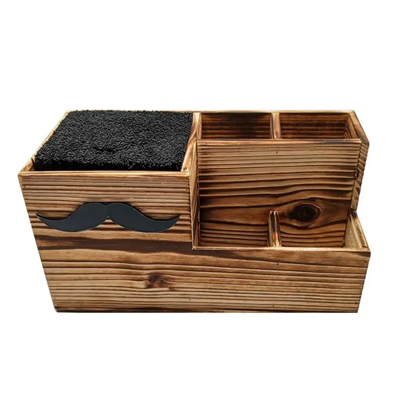 

1Pc Hairdressing Tool Box Barbershop Haircut Tools Hair Clips Storage Box Salon Scissor Rack Holder Comb Clamps Stand Organizer
