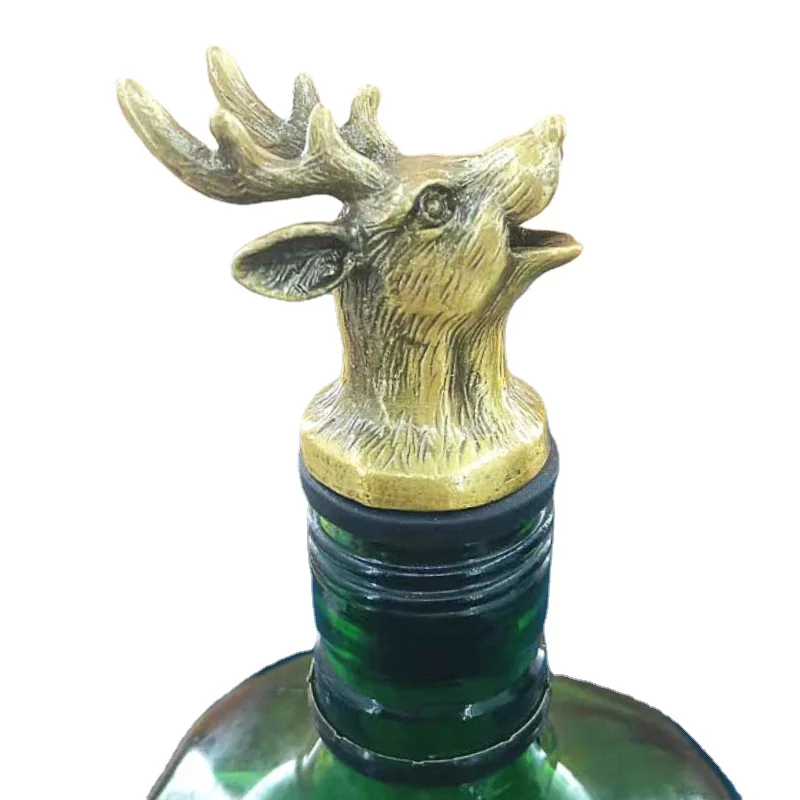 Интересная полярная мини-пробка для бутылки с оленем 6 цветов | Дом и сад