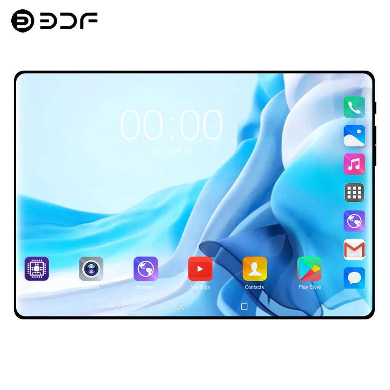 10,1 дюймовый планшет, новая система, 6 ГБ+ 128 Гб, 3G/4G, четыре ядра, две sim-карты, поддержка Wi-Fi, Bluetooth, Android 8,0, планшетный ПК+ клавиатура