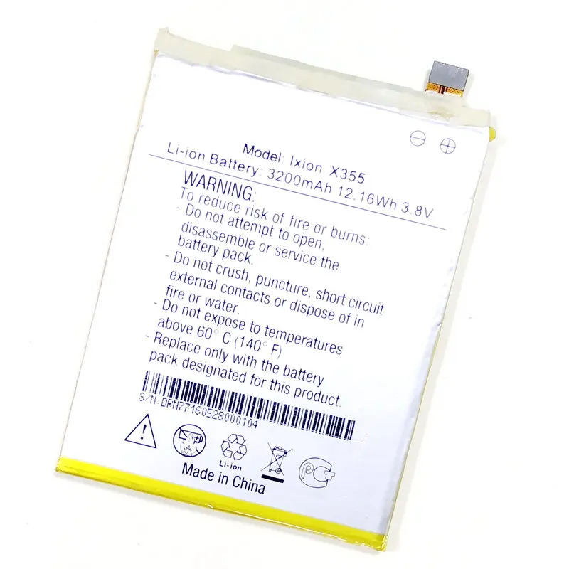 Аккумулятор Westrock Lxion X355 3200 мА · ч, для DEXP Ixion X355 Zenith Smart мобильный телефон