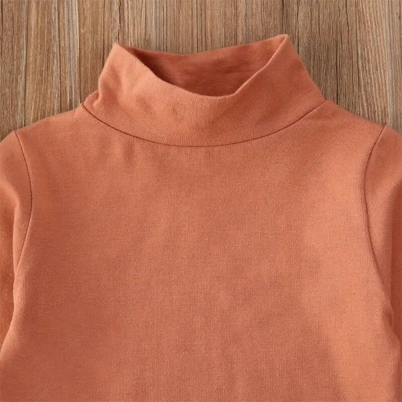 От 2 до 6 лет повседневная одежда для маленьких девочек футболка с длинными