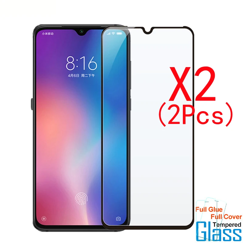 Only Glass 2 шт., 9H пленка для камеры из закаленного стекла и переднее стекло для Xiaomi Mi 8 SE 9 Lite Pro Explorer чехол, Защитная пленка для задней камеры мобильного телефона - Цвет: Only Glass