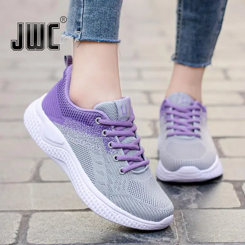 

Brand Tenis Feminino Women Tennis Shoes Grey Breathable Mesh Bona Sneakers Outdoor Antiskid Fitness Trainers Gym Shoe Sport Shoe