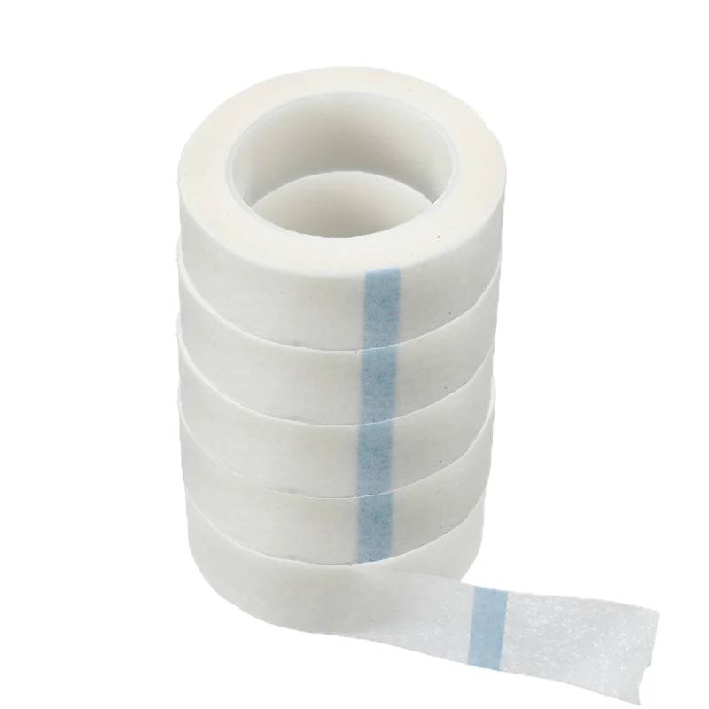 1/5 рулонов нетканые прививки под ресницами клейкие накладки белые бумажные патчи