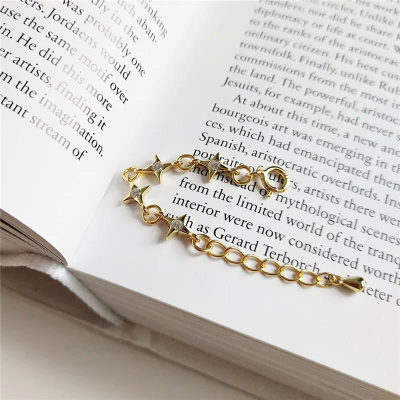 RUIYI реальные 925 стерлингового серебра Европейский перекрестной Star Циркон