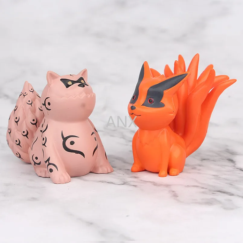 

11Pcs Uzumaki Naruto Figure Bijuu Kyuubi Kurama Action Figure Toys PVC Collection Model Toys Christmas gift Desktop decoration