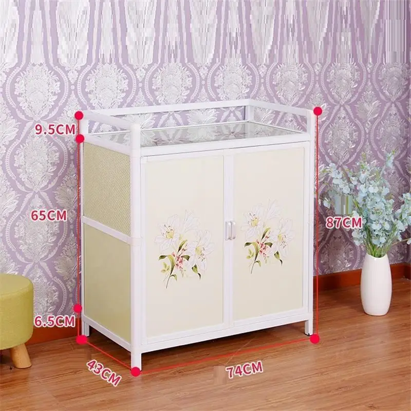 

China Sideboard Console Furniture Bestek Lade End ables Sidebord ueble Cocina Cabinet Aluminum Alloy euble Buffet Cupboard