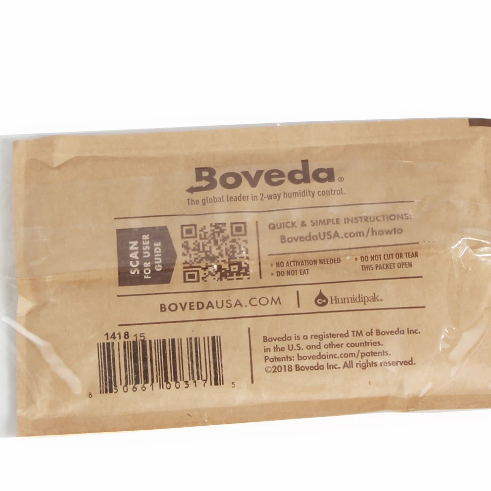 Влагомер Boveda для сигар упаковка хранения 65 75% влажности карманный увлажнитель 1