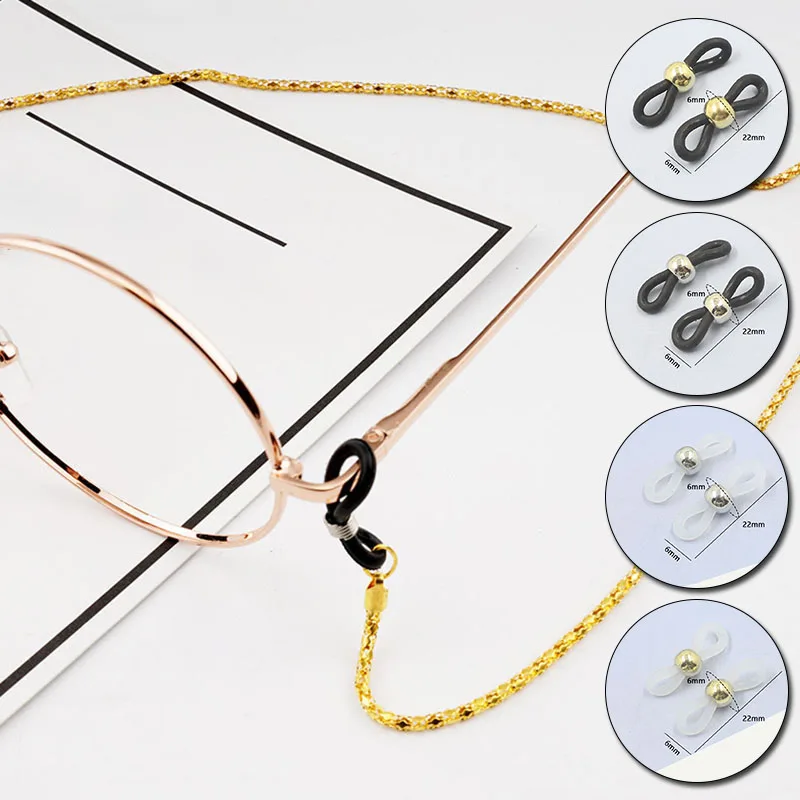 Цепочка-держатель для очков 20 шт. резиновая петля-коннектор сделай сам - купить по