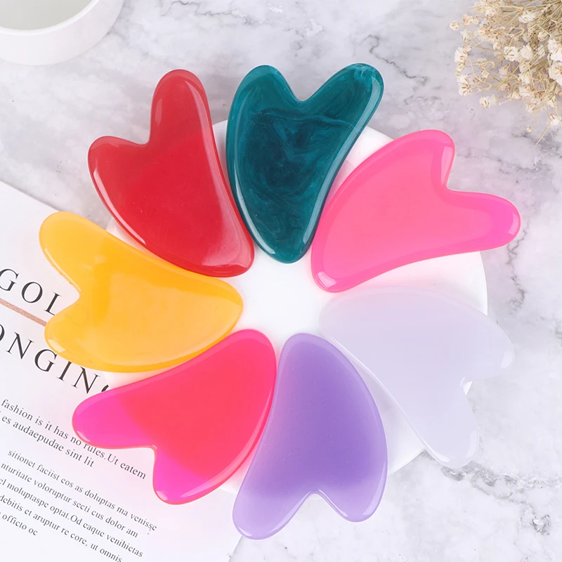 

1pcs SPA Massage Beeswax Guasha Scraping Massage Scraper Face Massager Acupuncture Gua Sha Board Wrinkle Remover Skin Care Tool