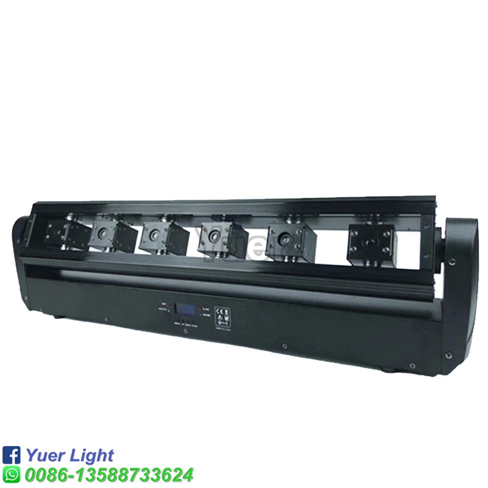 2Pcs/Lot 6 Eyes Moving Head Laser Lights Beam500MW*6Pcs Disco Dj Equipment projector Party Club laser stage lighting | Освещение