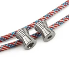 1 шт. Рог мини титановый сплав нож бусины Паракорд зонтик веревка уличный EDC бусины