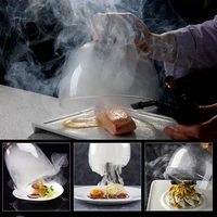 food smoked lid acrylic smoking infuser cloche lid dome cover 8 10 12 inch specialized accessory for smoker gun plates bowls