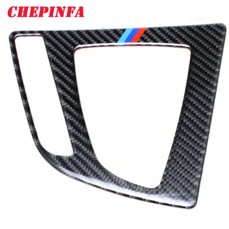 

Carbon Fiber Style Gear Shift Handle Sleeve Button Cover Stickers For BMW F20 F30 f10 f32 F25 X5 F15 X6 F16 Interior Accessories