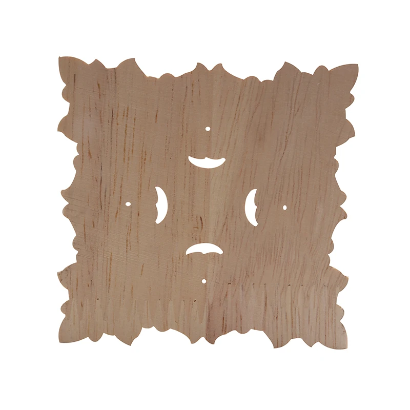 Декоративная роза из массива дерева для европейского дома, небольшие аксессуары для резного шкафа двери и окна. Новинка.