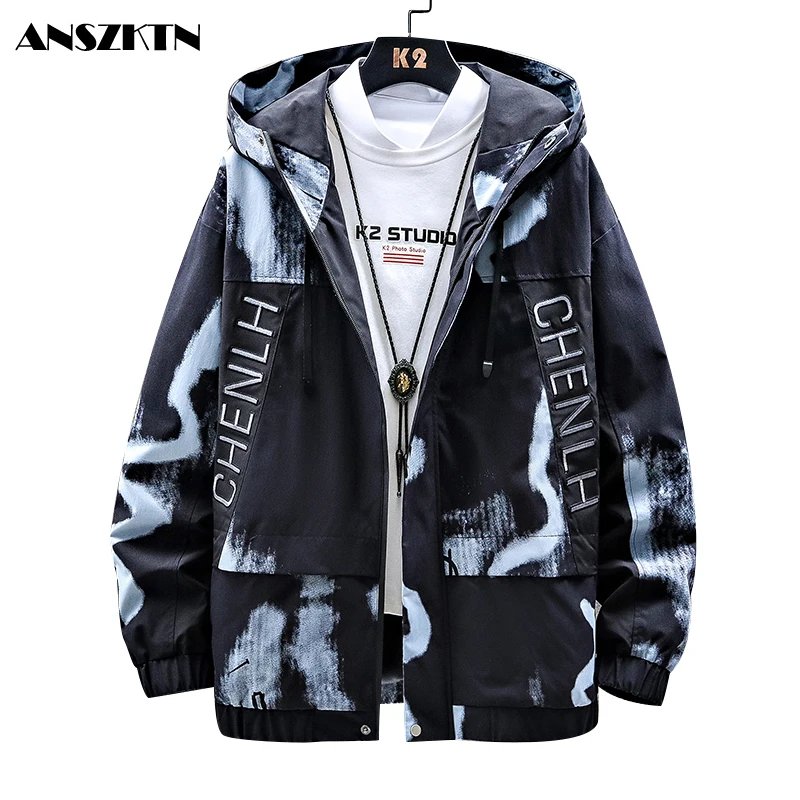 

ANSZKTN 2021 NEW vintage pilot bomber flight jacket us force top men clothesFashion Casual Slim Mens Jacket Sportswear Bomber