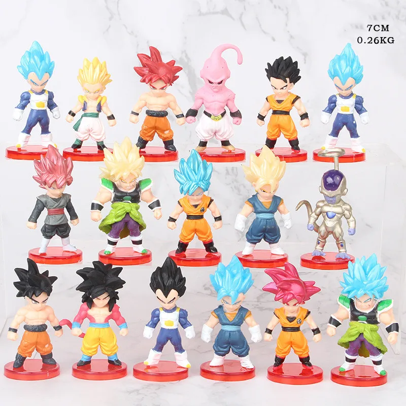 

Dragon Ball Many kinds character model Action Figure Super Saiyan Toys Dragon Ball Super Anime Goku Vegeta Collectible toy gifts