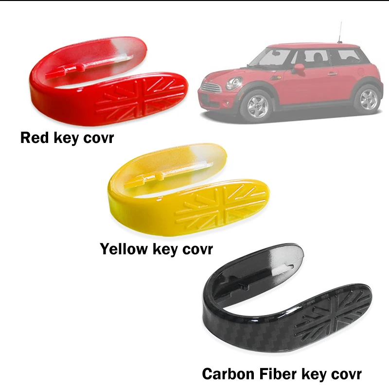 JDM автомобильный Стайлинг ABS чехол для ключей с цепочкой Union Jack Mini Cooper JCW F54 F55 F56 F57 F60