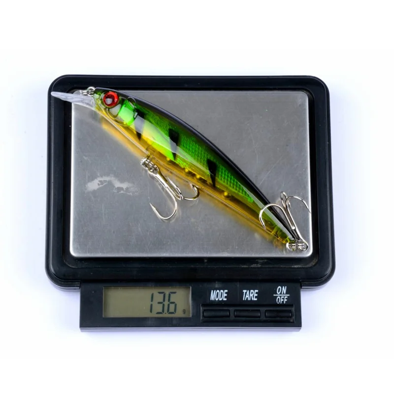 

1 Pcs 11cm 13.4g Mini Minnow Wobblers Floating Fishing Lures Minnow Crankbait Artificial Hard Swimbait Fish Lure Pike Wobblers