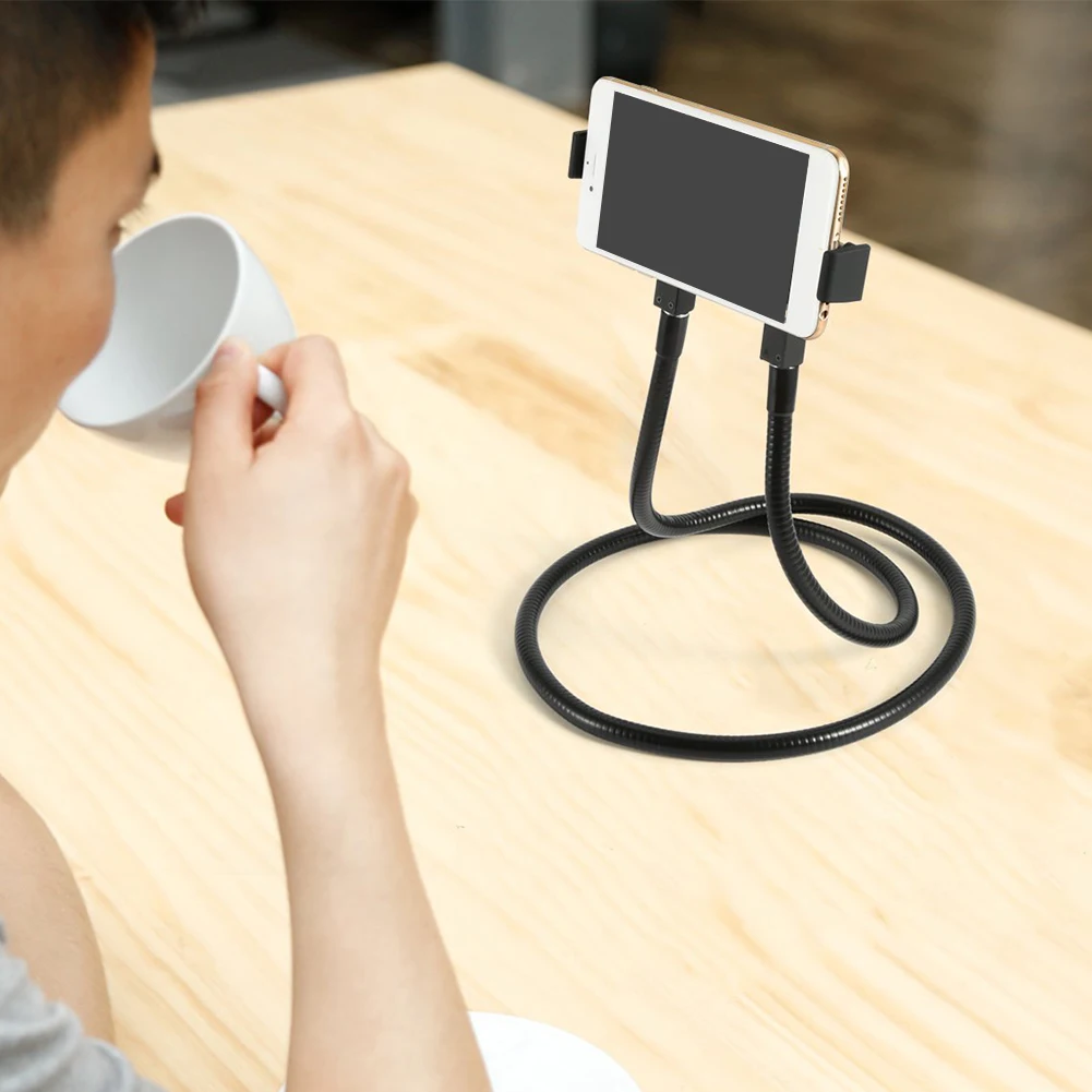 Selfie Stick Portable Practical Neck Phone Stand Tablet Bracket Travel Live Show Table Top Hanging Holder Home Necklace Support |