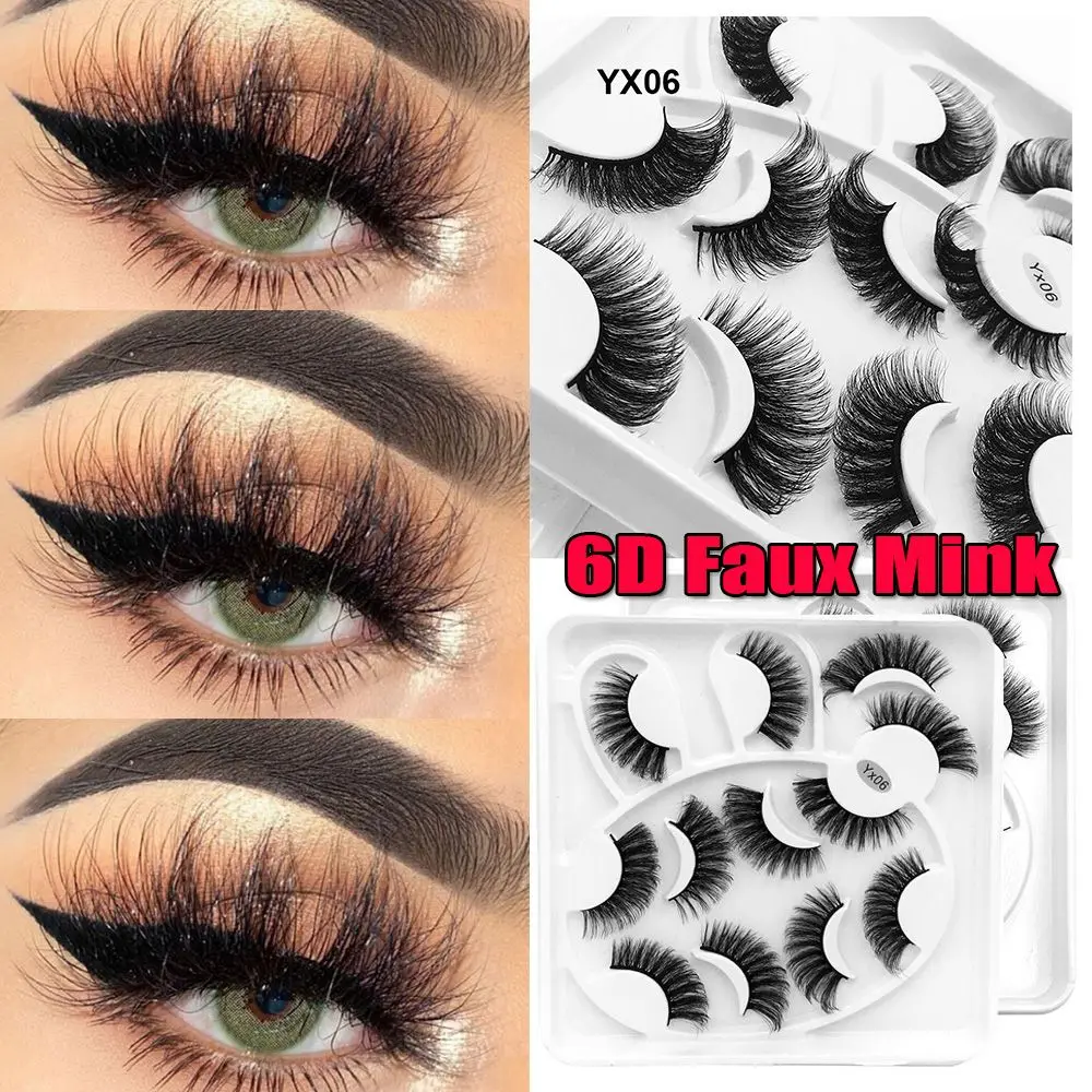 

Ресницы Накладные женские из искусственной норки, 8-25 мм